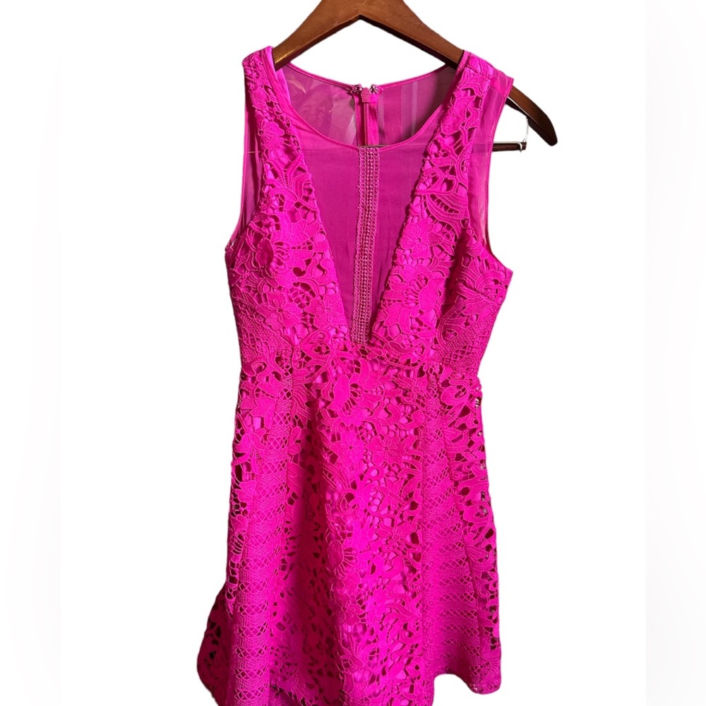 Adelyn Rae Magenta Dress- Size Small